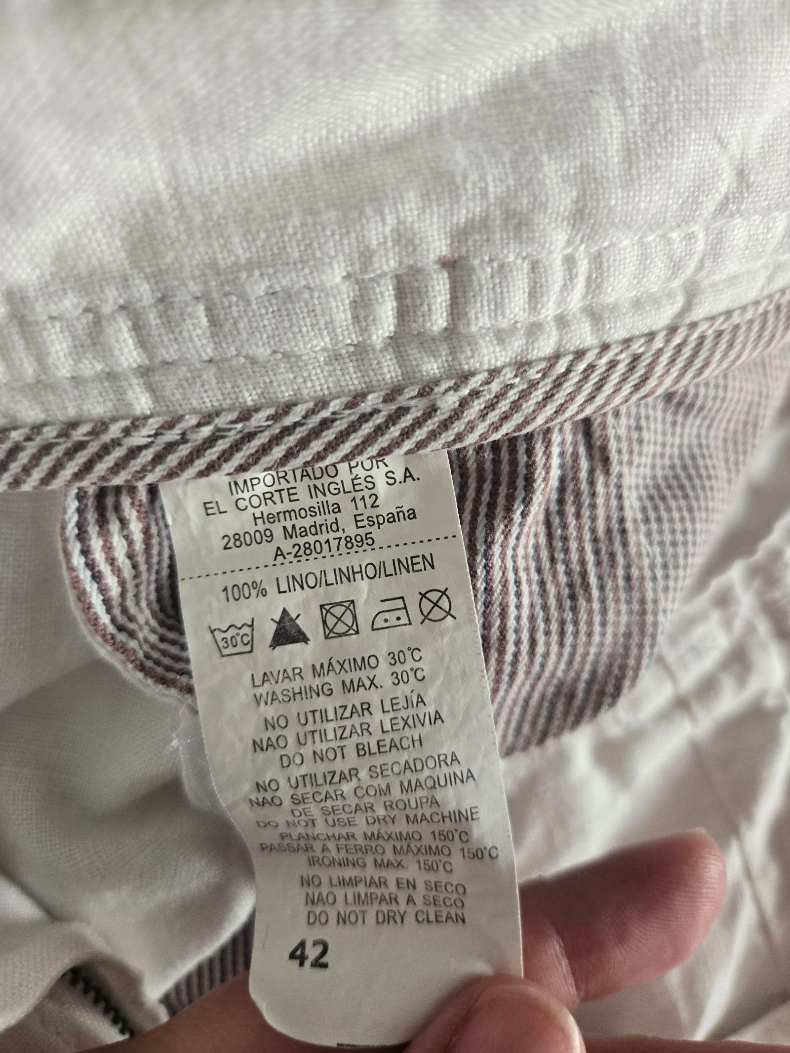 Bermudas cargo linho homem – photo 7